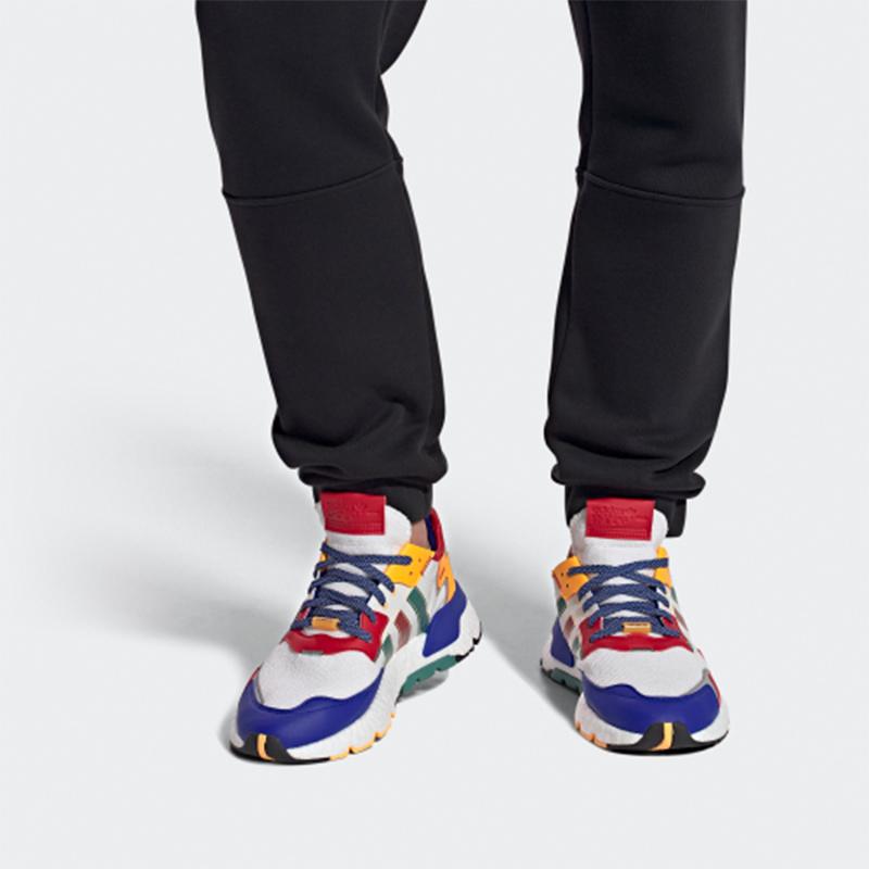 adidas Кроссовки Nite Jogger 'Белый Алый Королевский' FZ1957