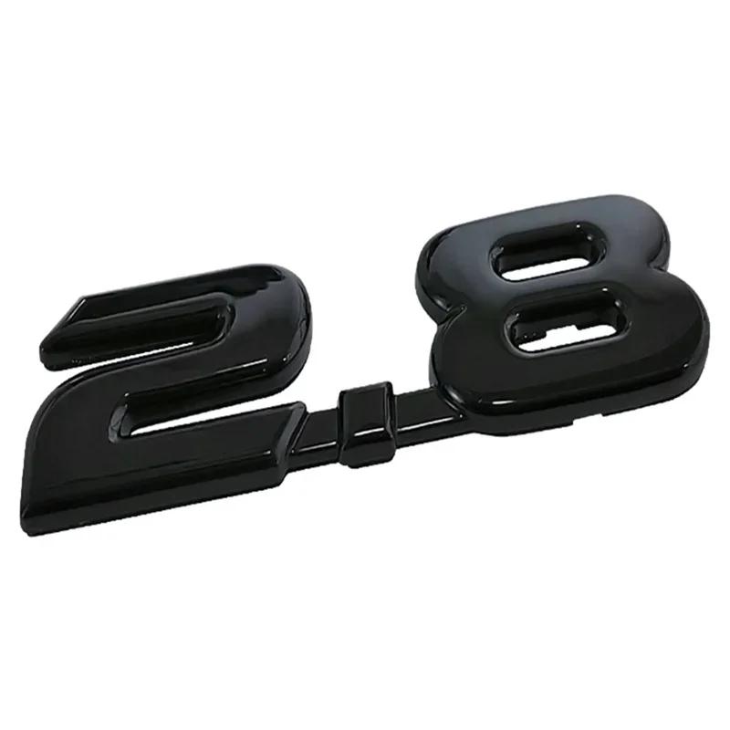 ABS Car Body Sticker Rear Trunk Badge for Toyota 2.7 2.8 Logo Yaris Corolla 4Runner Avalon Avensis Aygo Auris Accessories EZ4