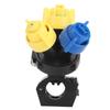 High Pressure Atomization Sprayer Nozzle 3 Heads Fan Shaped Agricultural Pesticide Mist Nozzle Drip Proof Tractor Nozzle