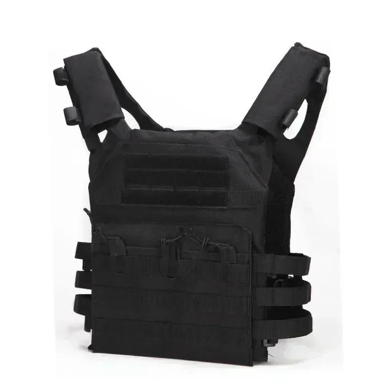 Тактический жилет-разгрузка Plate Carrier Модульная система Molle Съемный дизайн Боевой жилет Многофункциональный тактический жилет для улицы Идеально подходит для джунглей
