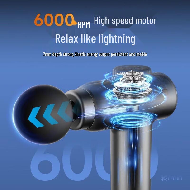 AUX A20S Deep Tissue Massage Gun CN plug (adapter included)