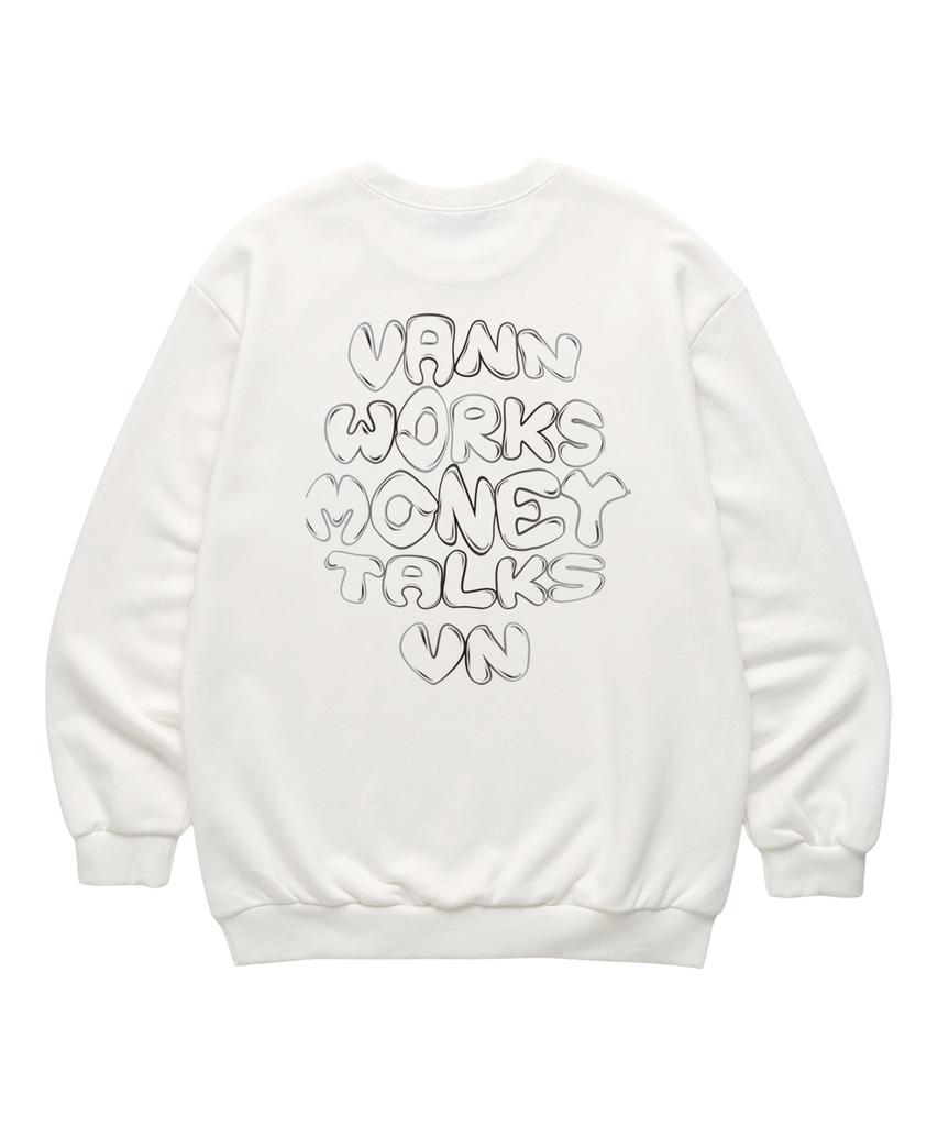 VANNWORKS Money Talks Sweatshirt (Vls0123) White