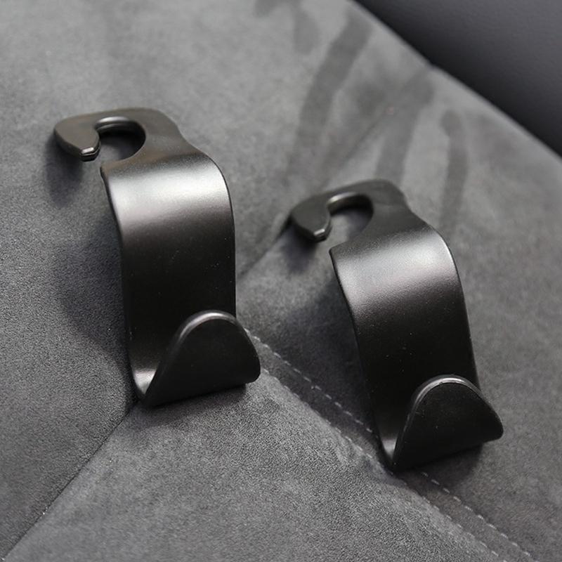 Universal Car Headrest Back Seat Hook Seat Hanger Vehicle Organizer Holder for Handbags Purses Coats and Grocery Bag