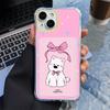 Cute Cartoon Dog Phone Case For iPhone 13 15 16 11 12 14 Pro Max XR XS X 7 8 Plus SE Soft Wallet Card Slot Bag Holder Cover Capa