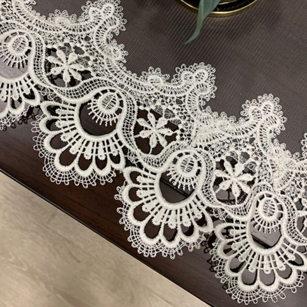 Новая дакроновая скатерть для журнального столика овальной формы Европейская скатерть Вышитый дорожка на обеденный стол Дом