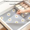 Коврик для кухонного шкафа с цветочным рисунком, многоразовый коврик для ящика, коврик для кухонного обеденного стола, изоляционный коврик, водонепроницаемый, влагостойкий коврик для ящика