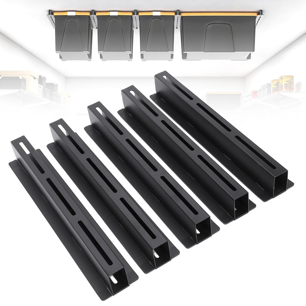 Overhead Garage Storage Rack Heavy Duty Steel Ceiling Mounted Bin Rack   for Garage Organization