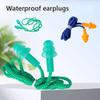 10 Pairs Corded Ear Plugs Reusable Silicone Earplugs with String Banded Ear Plug Sleep Noise Cancelling for Hearing Protection
