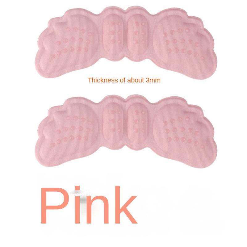 Накладки на пятки с крылышками, невидимая губка, 4D-пластырь для пятки, нескользящая износостойкая наклейка на пятку, противоскользящие наклейки на обувь на высоком каблуке