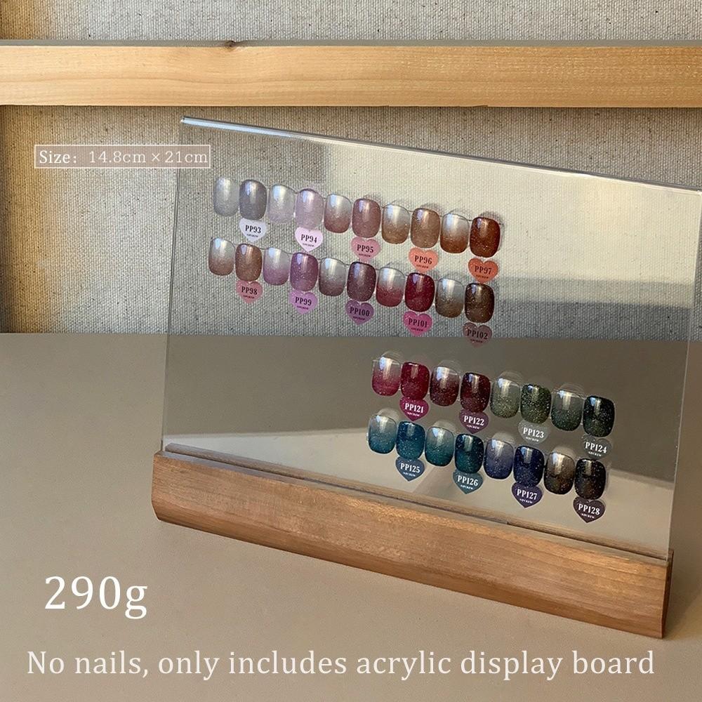 Acrylic Nail Polish Display Stand Transparent False Tips Display Shelf Manicure Tools