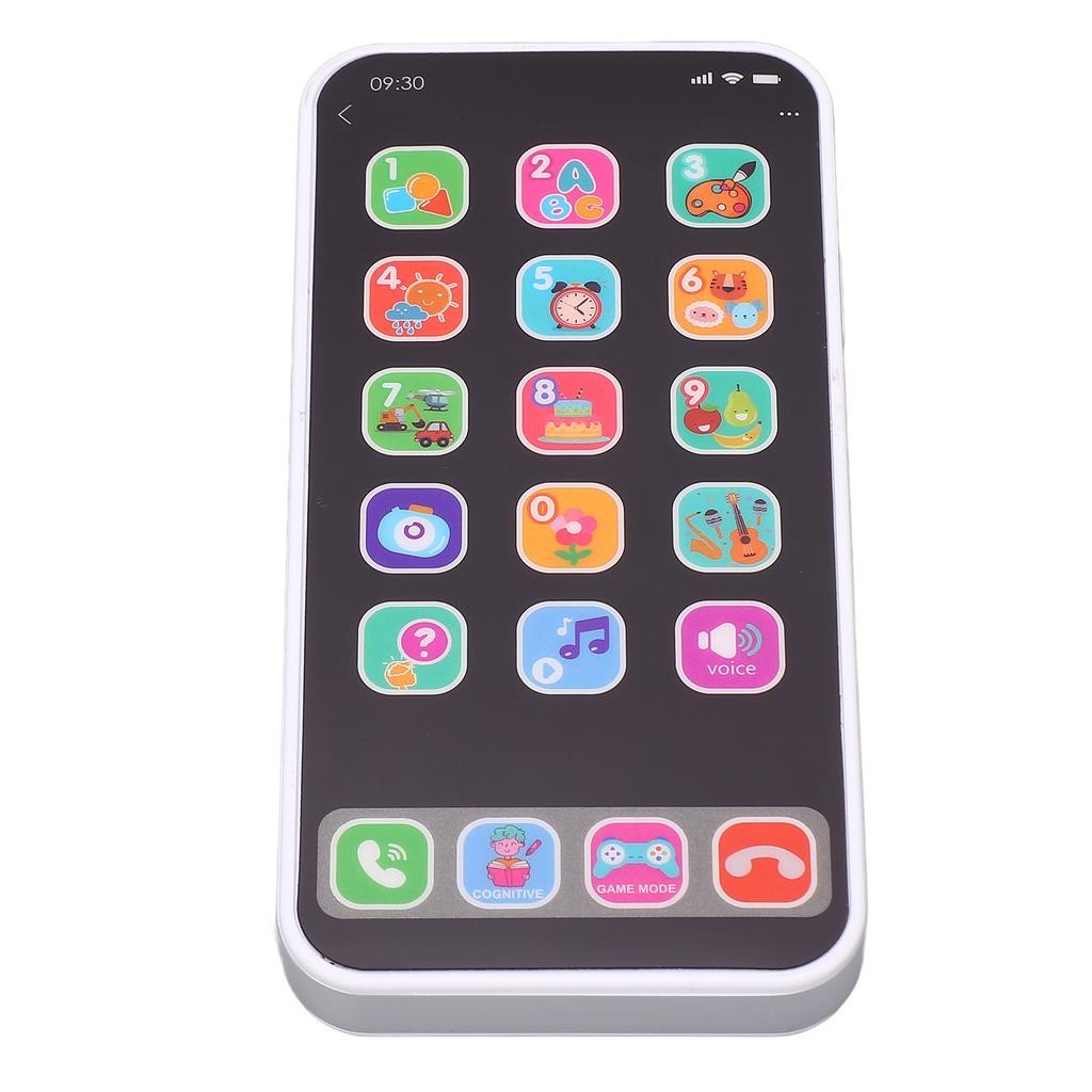 Детский Смартфон Сенсорный Мультирежимный Музыкальный Телефон Игрушка Ранняя Развивающая Обучающая Игрушка Белый