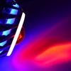 Car Motorcycle 1200LM Headlight LED Angel Devil Eyes Headlight Projector Lens High/Low Beam Strobe Spotlight DRL Dual Halo Lamp