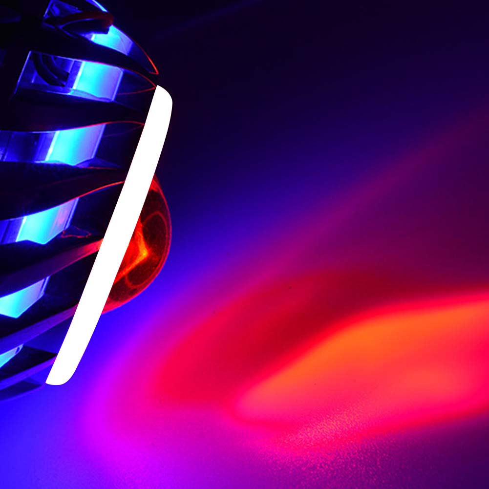 Car Motorcycle 1200LM Headlight LED Angel Devil Eyes Headlight Projector Lens High/Low Beam Strobe Spotlight DRL Dual Halo Lamp