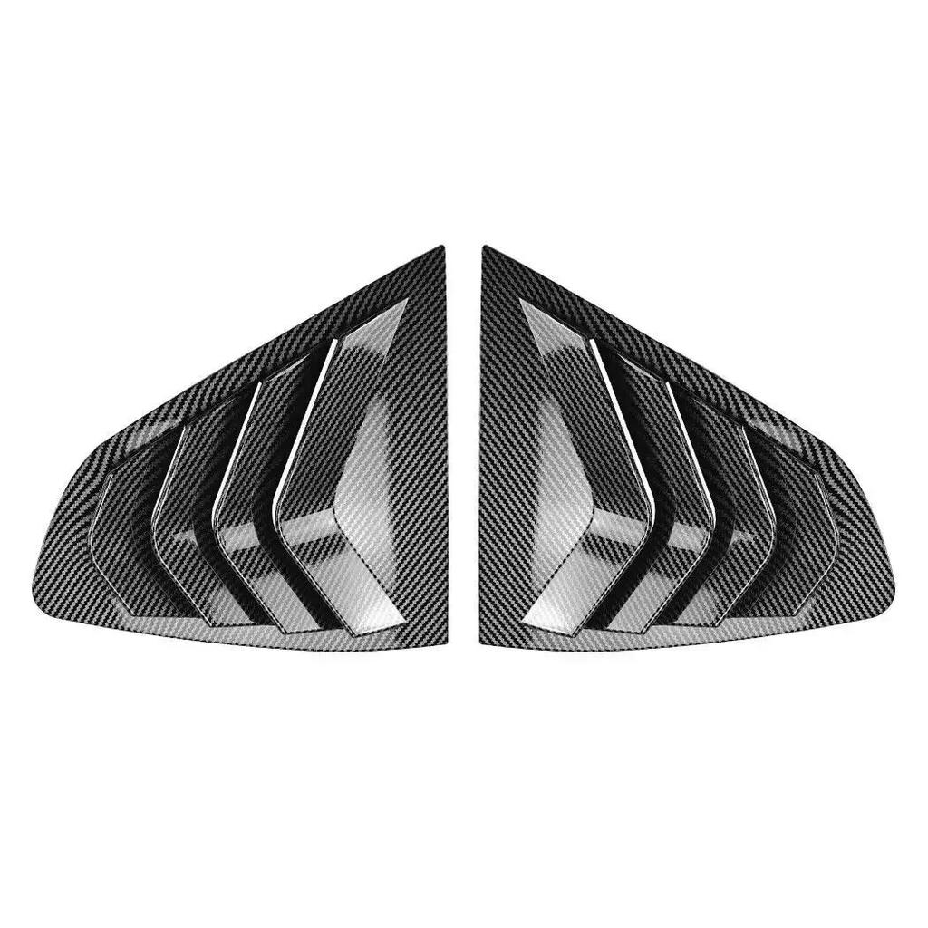 For BMW X4 G02 2018 -2024 ABS Plastic Rear Window Quarter Louver Cover Side Vent Trim Car Adhesive Accessories