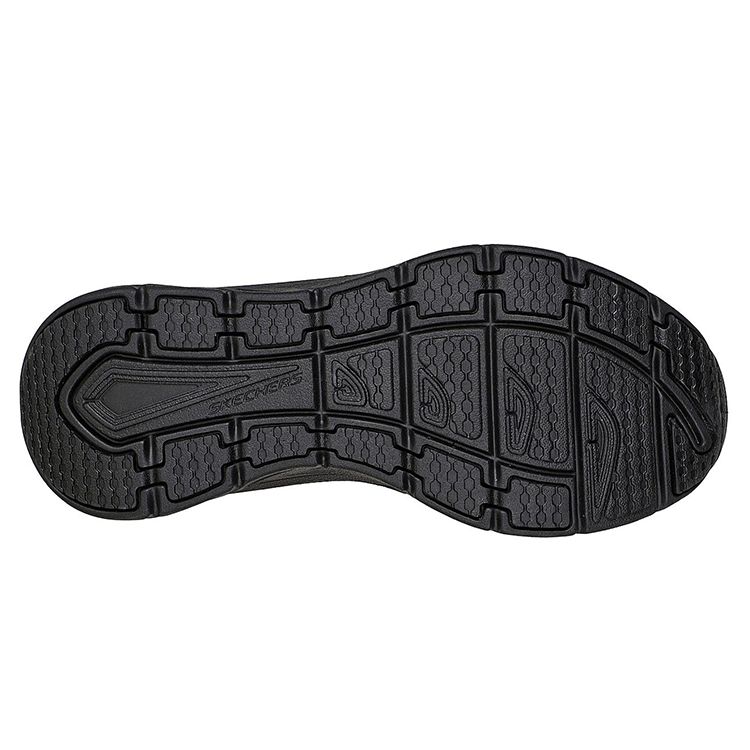 Skechers Свободный крой Dlux Walker Низкие повседневные кроссовки Женские кроссовки Черный 149810-BBK