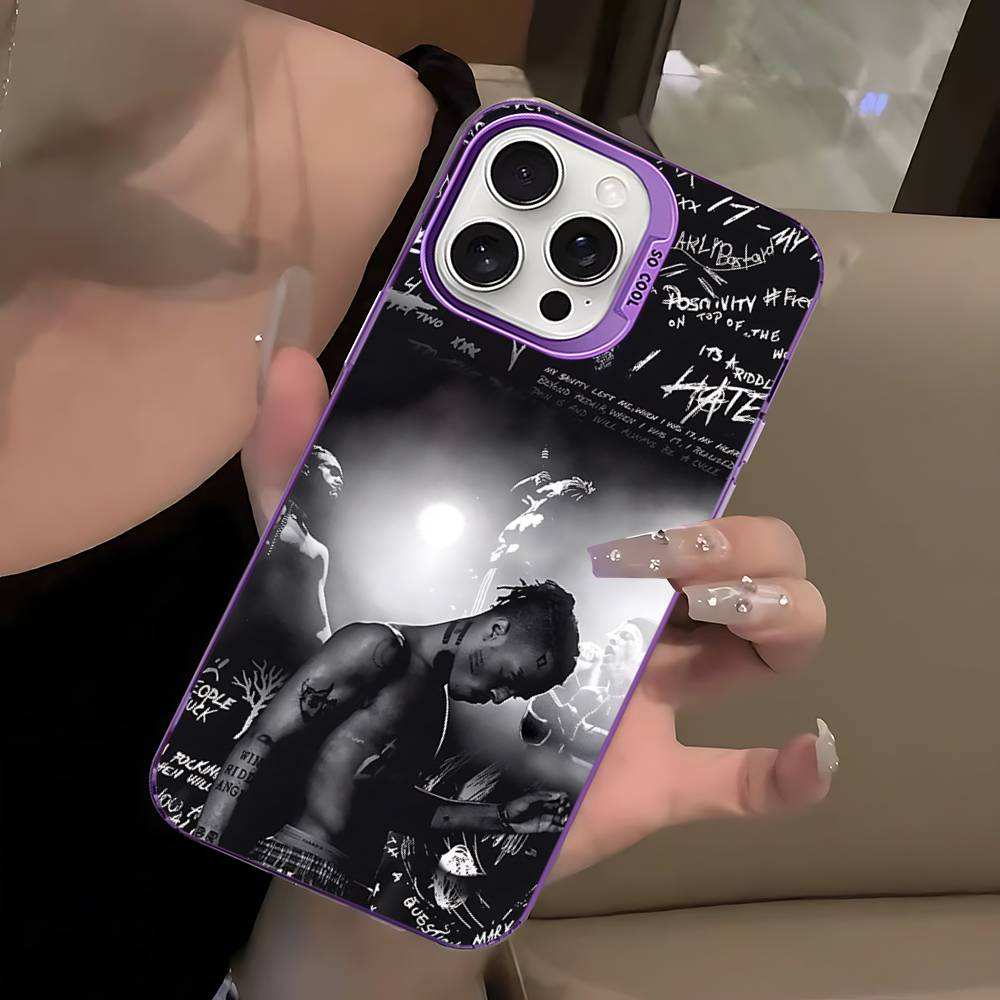 Чехол для телефона рэпера X-XXXTentacion Для IPhone 16 15 14 13 12 11 17 Pro MAX Plus Pro Матовый противоударный чехол