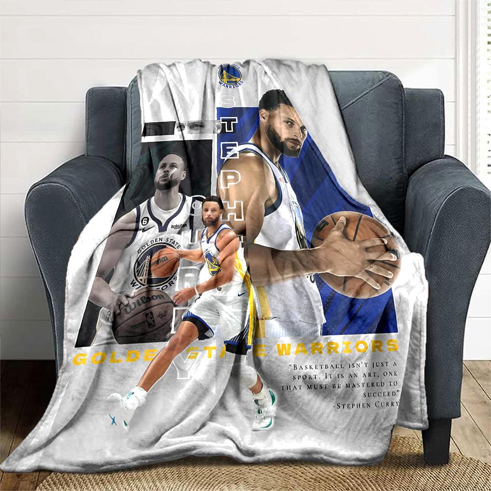 Golden State Warriors Blanket Soft & Cozy Suitable for Livingroom Office Seaside for All Seasons Stylish Decor