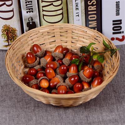 20 шт. 3 см пенопластовые сосновые шишки мини искусственные поддельные пенопластовые ягоды цветы свадебные украшения для рождественской елки