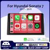Android 14 для Hyundai Sonata 7 LF 2017 - 2019 автомобильный радиоприемник стерео мультимедиа навигация GPS беспроводной Carplay Auto DSP 4G WIFI QLED