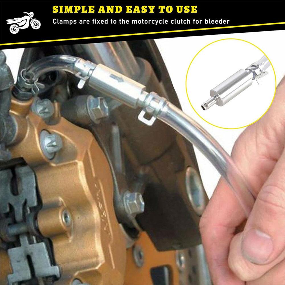 Brake Bleeder Hose Wear Resist Brake Fluid Bleeder Hose Leak-Proof Universal Brake Fluid Bleeder Kit for Car Motorcycle Clutch
