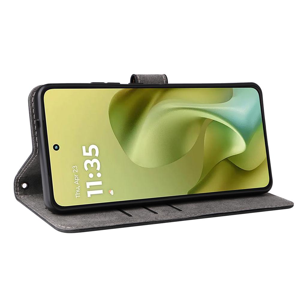 For Motorola Moto G86 5G Case Wallet RFID Blocking PU Leather Phone Cover Stand with Strap