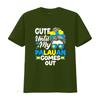 Palau Palauan Flag Cute Until My Comes Out T Shirt vintage Washed Top For Everyday Wear Slightly Stylish Unisex Casual Soft