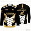 UNYDV1 Honda 26 New Summer Basic Shirt Summer Fashion Comfortable Trendy Cycling Quick-Dry Long Sleeve T-Shirt