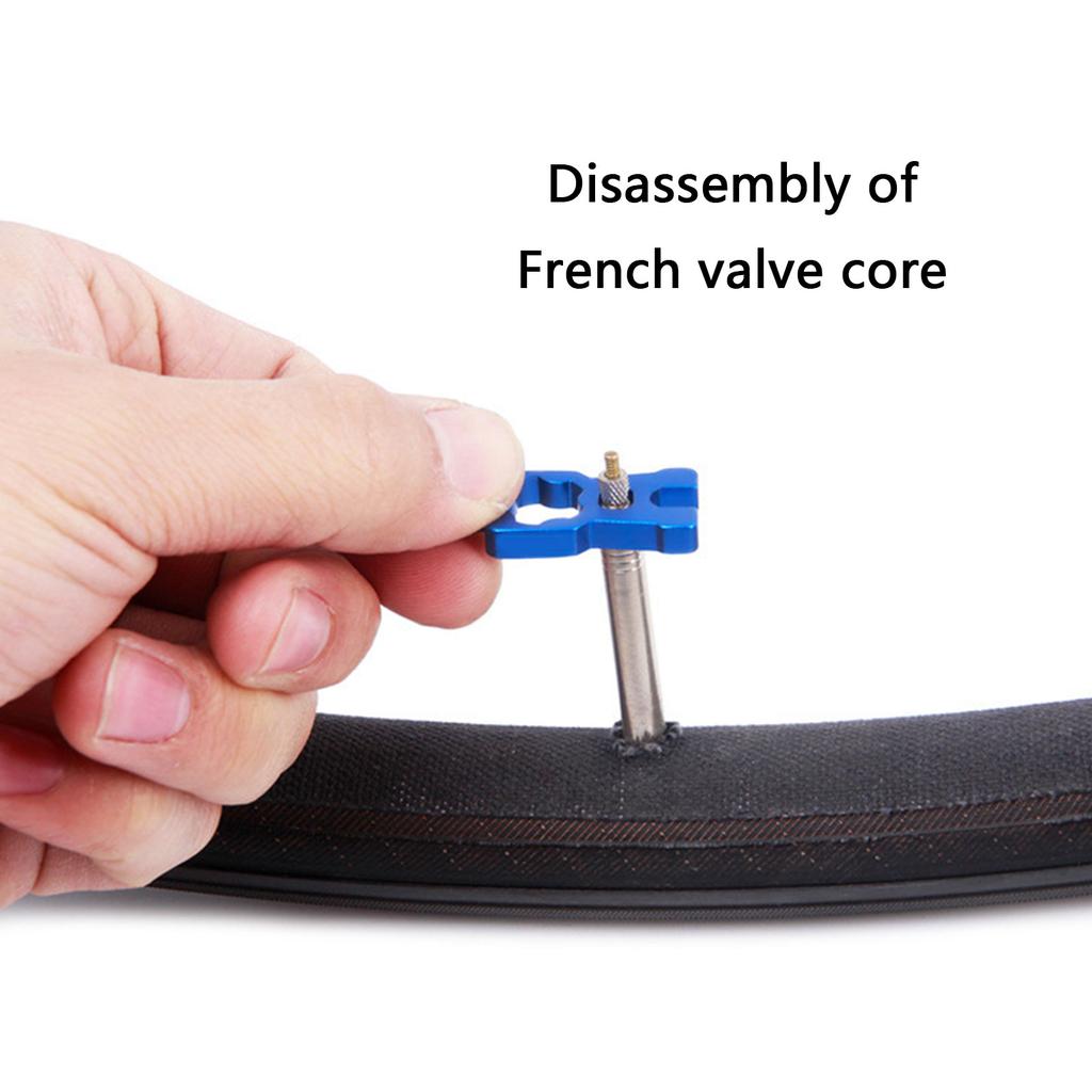 Портативный ключ для вентиля велосипеда, ключ для установки насадки для шин, инструменты для сердечника клапана, ключ для снятия вентиля шоссейного велосипеда