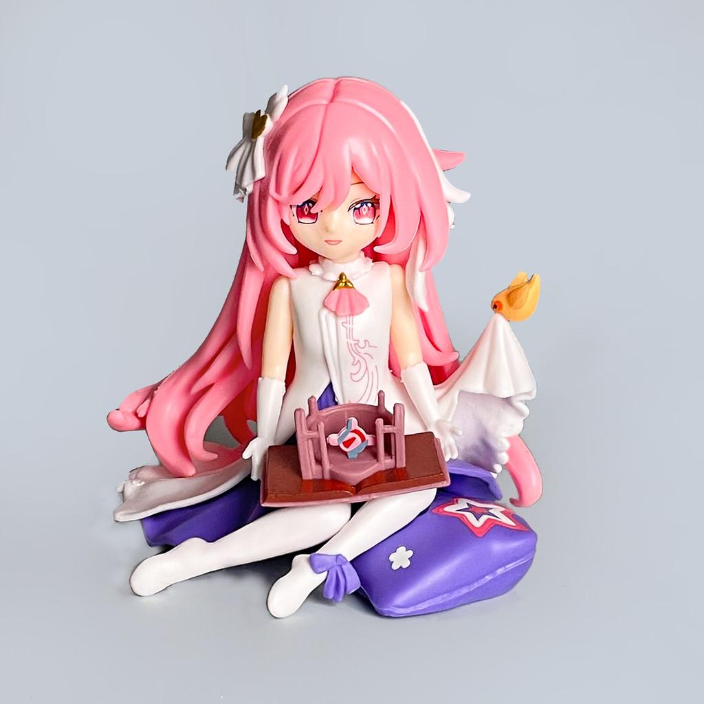 Honkai Impact 3 Броня Элизия Чиби ПВХ Модель со Съемными Частями для Коллекционного Дисплея