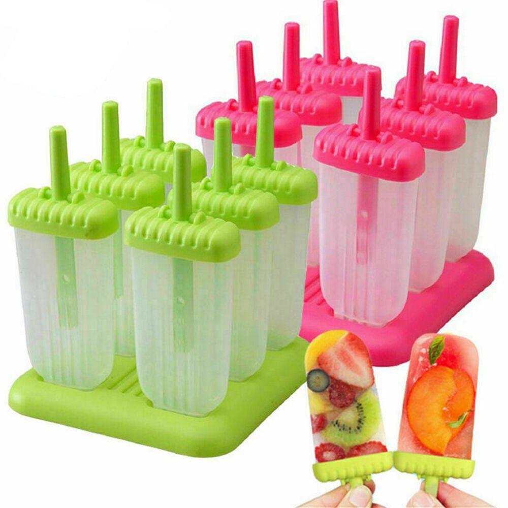 Food Grade Plastic Ice Cream Molds Easy To Fall Off DIY Ice Cream Tools Popsicle Mould DIY