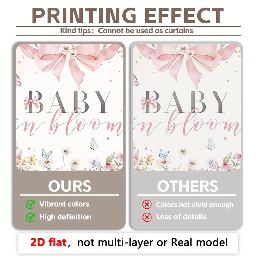 Pink Watercolor Gilded Princess Bow  Decoration Background Winter Photography Backdrop Decorations For Photo Studio Photo Booth Christams Party