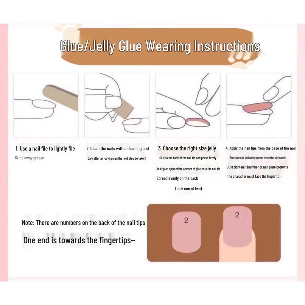 Носимый нейл-арт «Облачные звезды»: Длинные пятиконечные звезды, цветные бриллианты, накладные ногти - готовый продукт