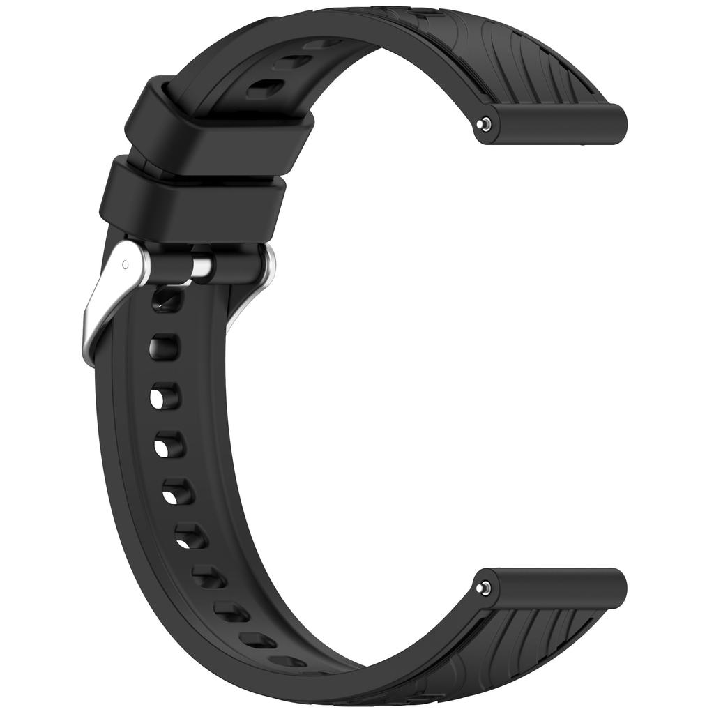 For Huawei Watch GT 3 42mm/Samsung Galaxy Watch7/6/5/4/5 Pro Watch Strap 20mm Textured Silicone Band