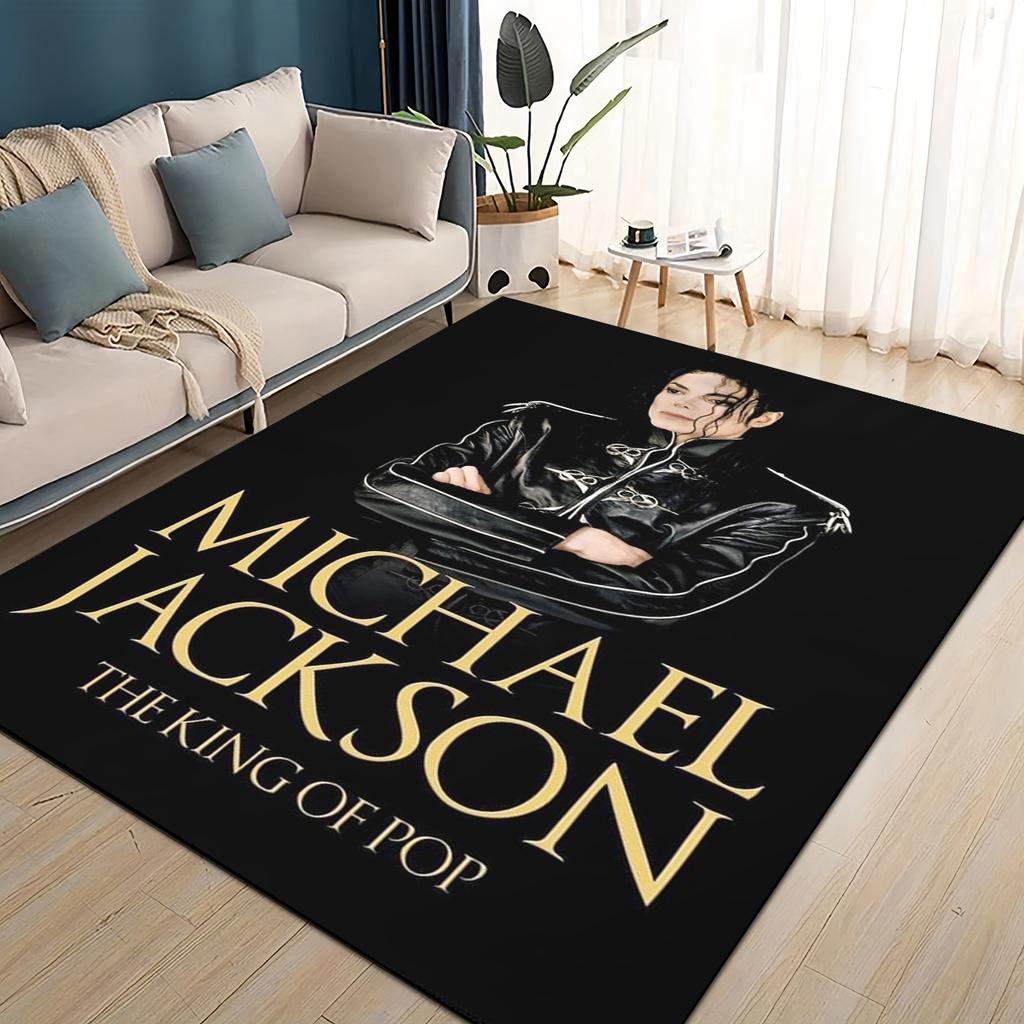 Новый стиль Майкл Джексон Король Поп-музыки MJ Ковер Коврик для Гостиной Спальни Дома Украшение Дивана, Детский Нескользящий Напольный Коврик