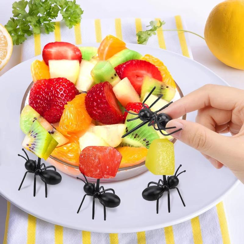 Animal Shaped Appetizer Forks Reusable Ant Toothpicks Fruit Dessert Tools Party Snack Picks Wedding Events