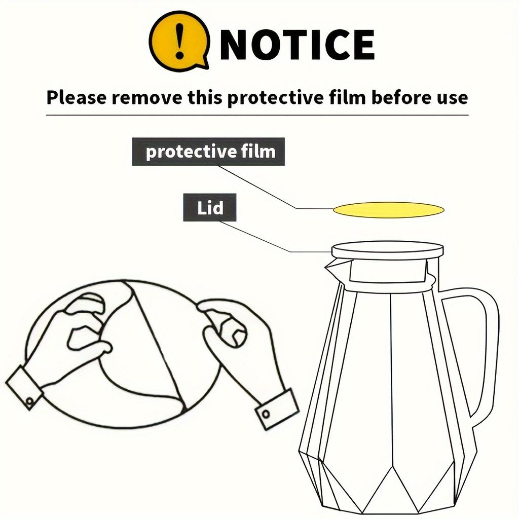 Set 1pc 60.87oz Glass Pitcher And 4pcs 11.83oz Glass Cups Heat Resistant Heavy Duty Drink Pitcher Clear Water Glass For Coffee Juice Tea Milk And More