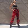 Women's New Camouflage Work Denim Harem Trousers Casual Trousers Fashionable Versatile Hip-hop Nine-minute Trousers