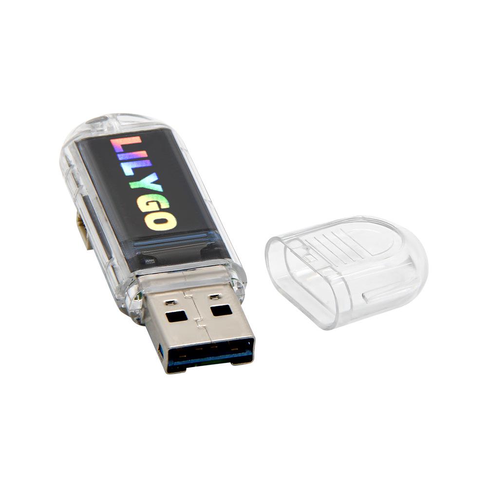 LILYGO® T-Dongle-S3 Отладочная плата с 0,96-дюймовым ЖК-дисплеем, WiFi, Bluetooth и поддержкой TF-карты