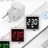 50-500V Test Indicator Light Voltmeter EU Plug Car Motorcycle Detector Durable Digital Voltmeter