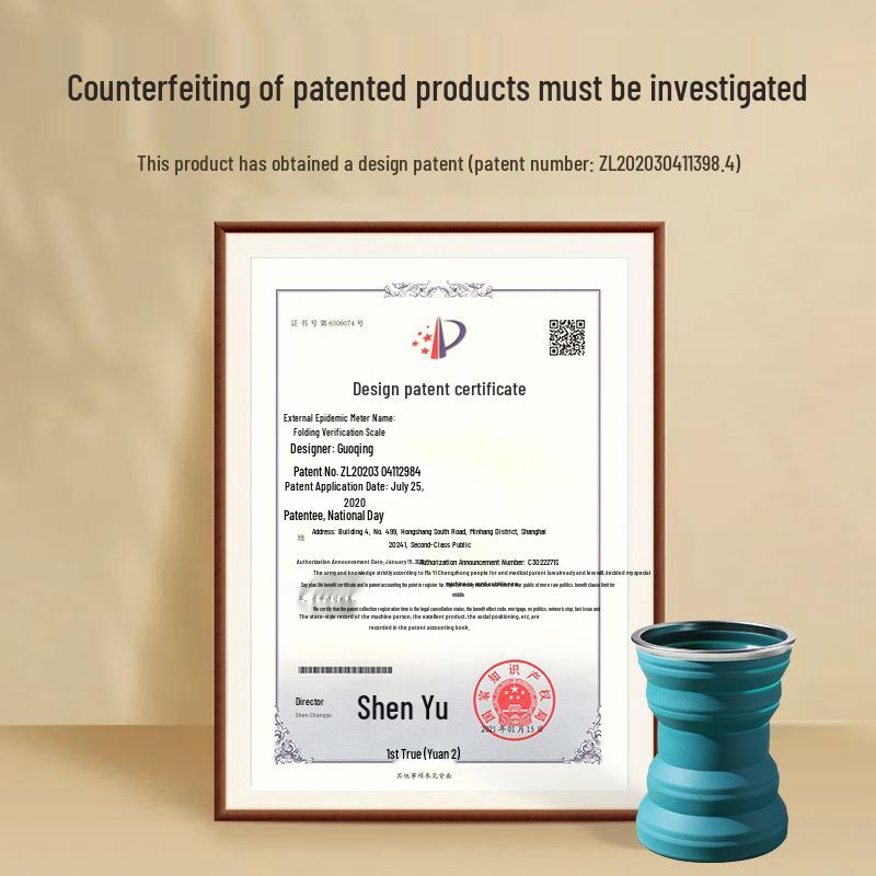 Портативная силиконовая складная дорожная кружка с крышкой - Мини-телескопическая чашка для полоскания для использования на открытом воздухе