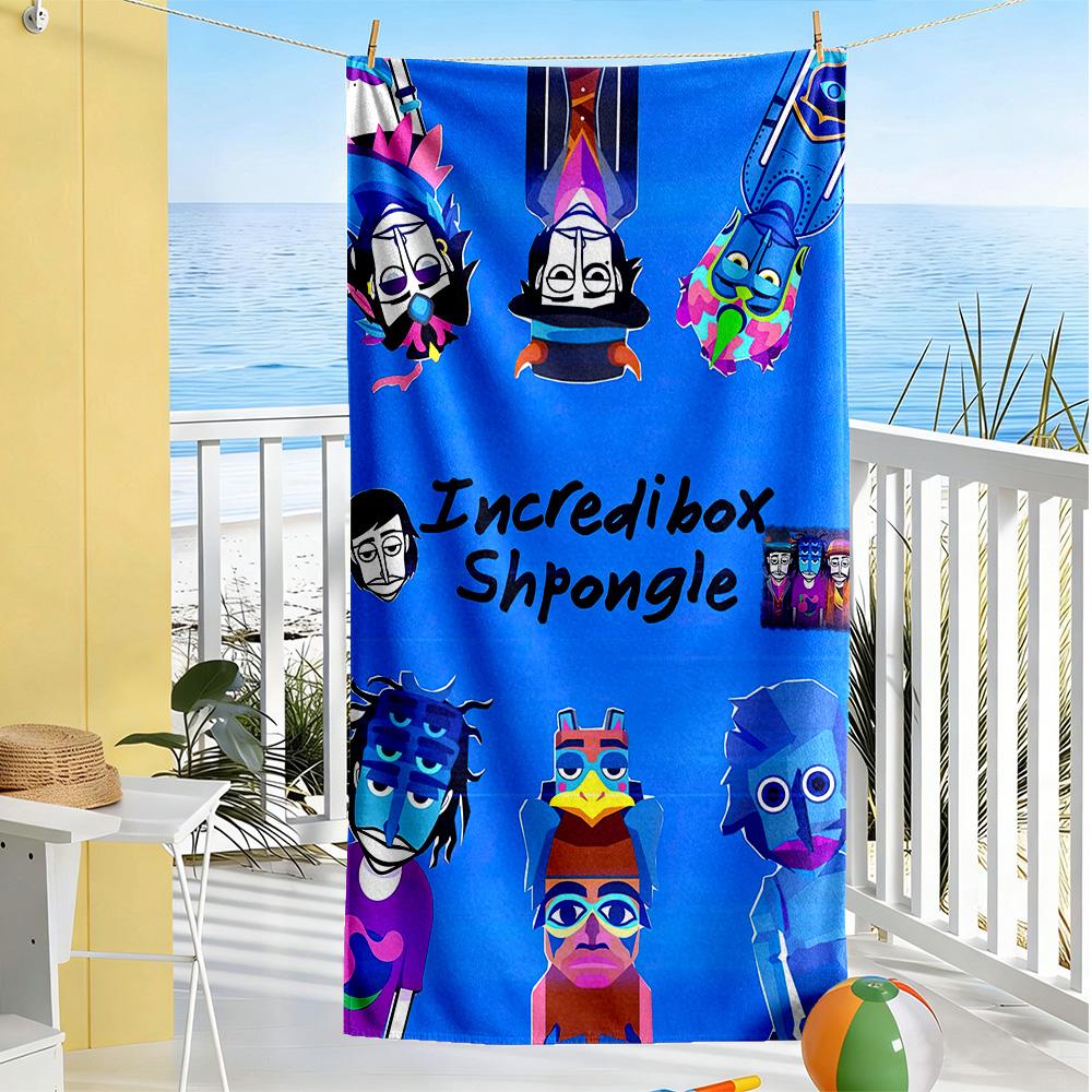 Incredibox Beach Towel Quick-Dry Soft Microfiber Comfortable Lightweight