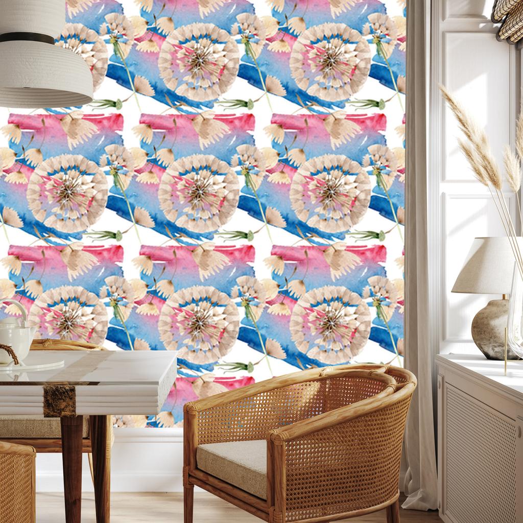 Dandelions wallpaper for living room and bedroom 50x1000