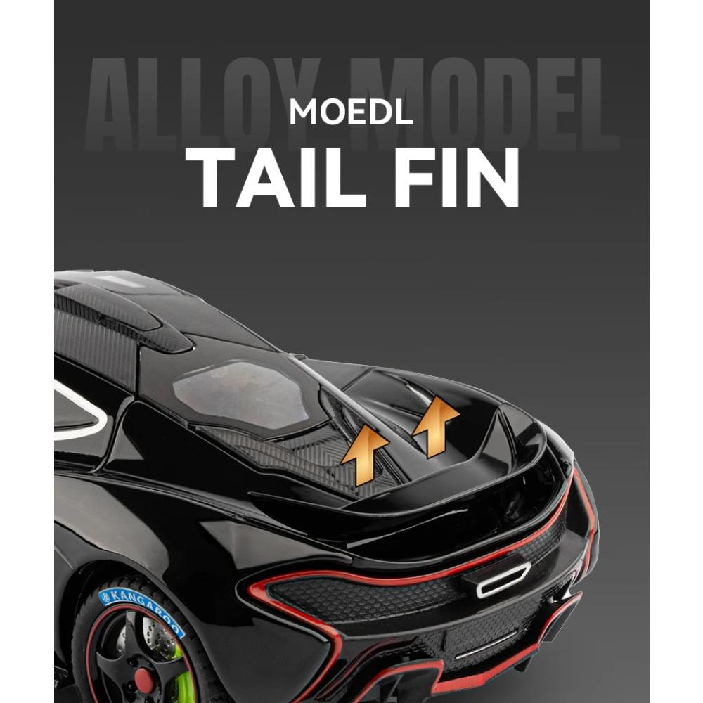 1/24 Суперкар McLaren P1 GTR Сплав Литой Модель Автомобиля Звук и Свет Инерционный Детский Игрушечный Автомобиль Коллекция Классических Украшений