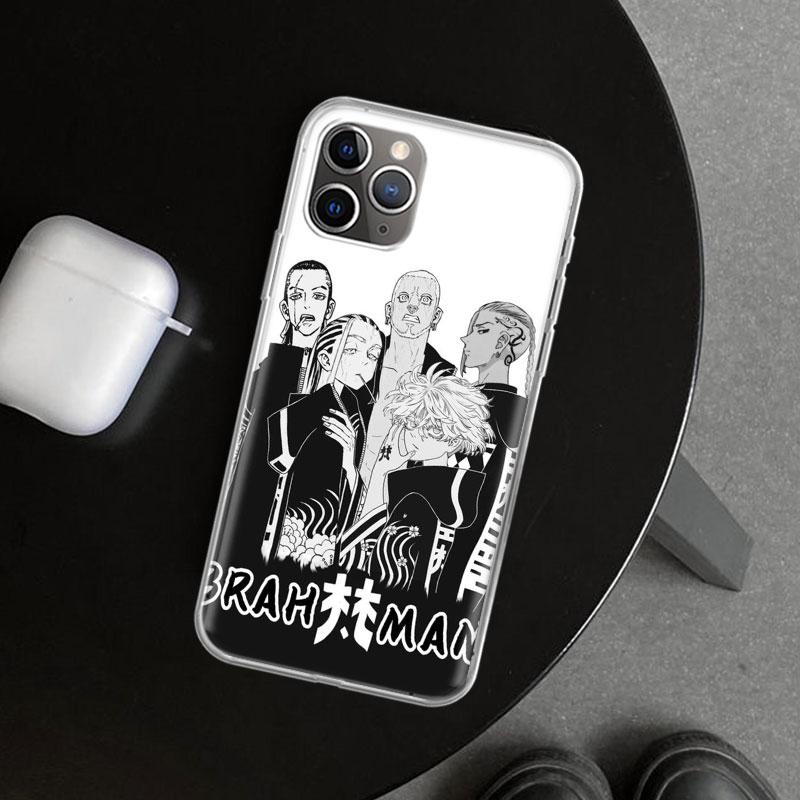 Горячий Аниме Токийские Мстители Чехол для Телефона Для iPhone 18 11 12 13 Mini 14 15 Plus 16 Pro Max 17 Air 7 8 + SE Арт Индивидуальный Fundas 1