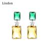 Lindon Women Copper Alloy Zircon Earrings Drop Earrings For Women Wedding Party Gifts