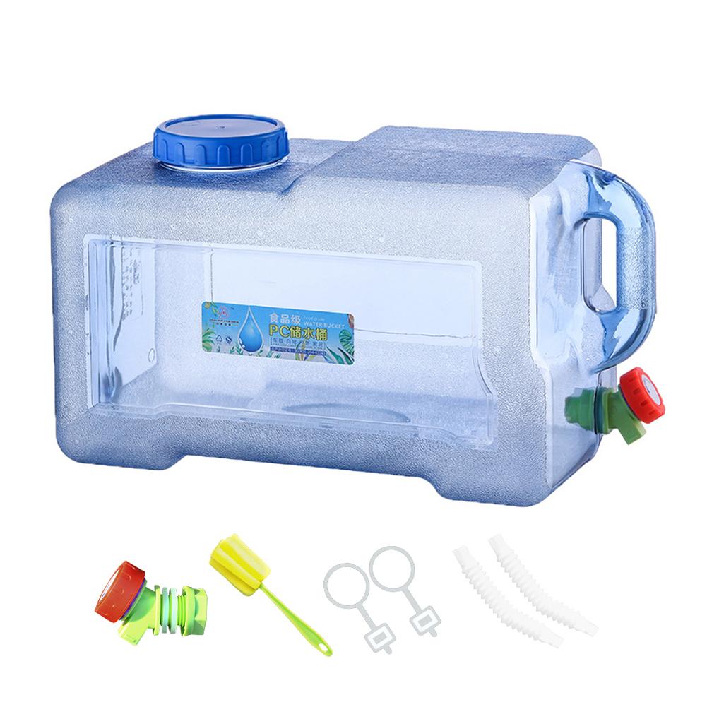 18/20/22 л контейнер для воды для кемпинга многоцелевые резервуары для хранения воды большой емкости легко очищаются с помощью крана для походов и рыбалки