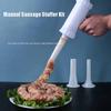 DIY Manual Sausage Stuffer Kit - Hand Operated Sausage Filler Maker for Home Made Sausages Cooking Accessories