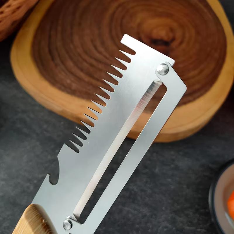 Ergonomic Vegetable Peeler Multipurpose Kitchen Equipment for Quick Safe Peeling