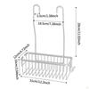 Органайзер для ванной комнаты, подвесная душевая стойка, алюминиевый крючок над полкой, держатель для шампуня, полка для