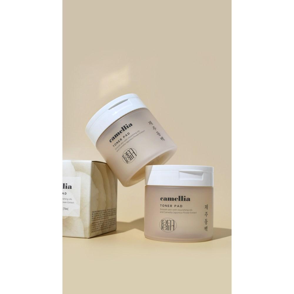 Lamellin Camellia Toner Pad 140ml, 1 pack, 70 sheets